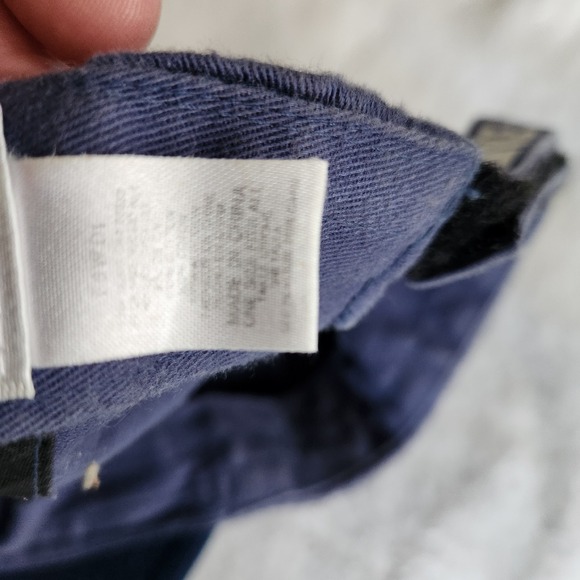 Vintage Nike "N" Logo Hat Blue 2 Tone Swoosh Strapback OSFA 100% Cotton 90s Y2K - Picture 5 of 8